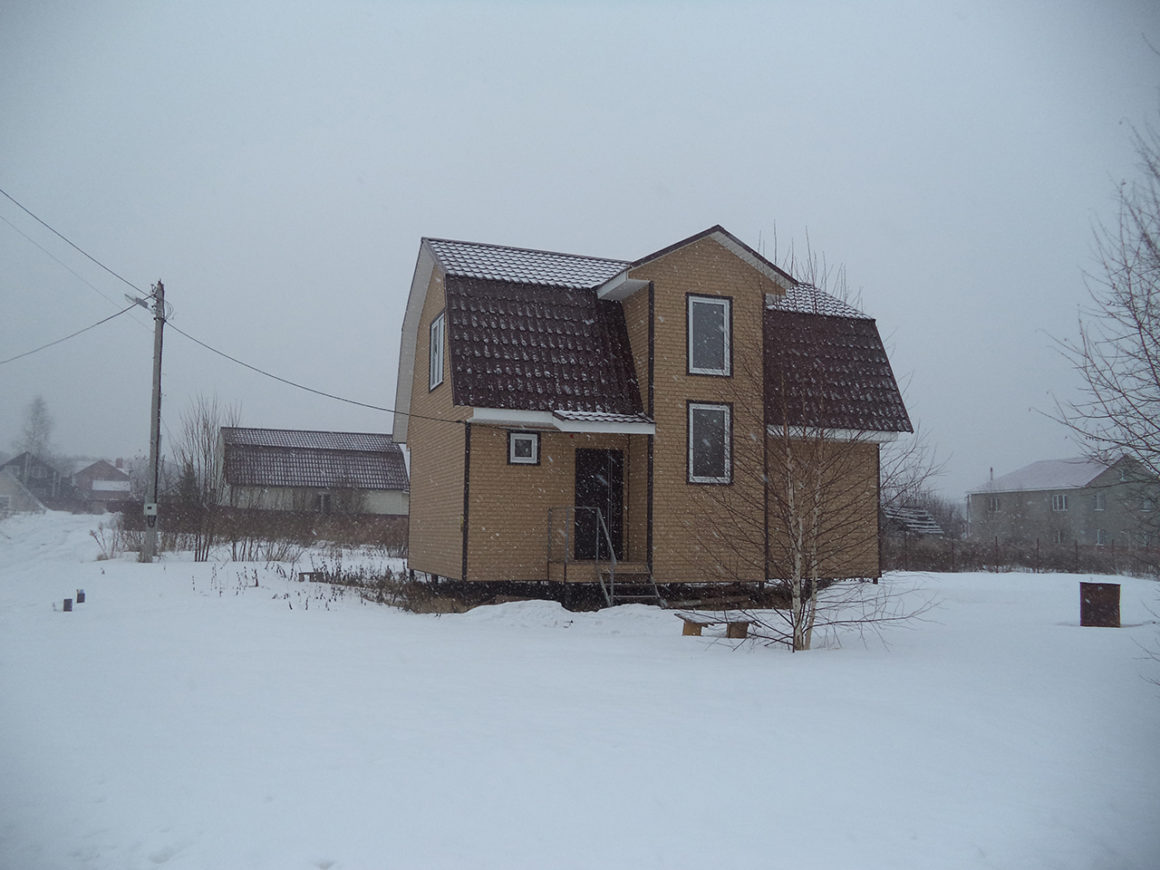 Строительство каркасного дома 125 м2