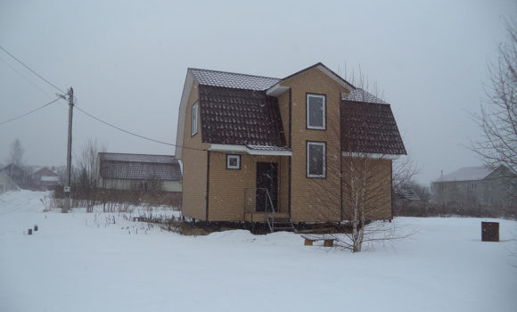 Строительство каркасного дома 125 м2