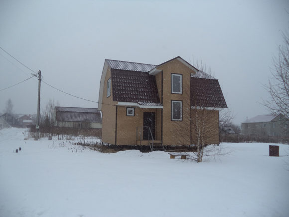 Строительство каркасного дома 125 м2