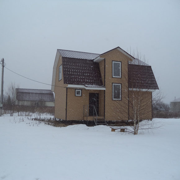 Строительство каркасного дома 125 м2
