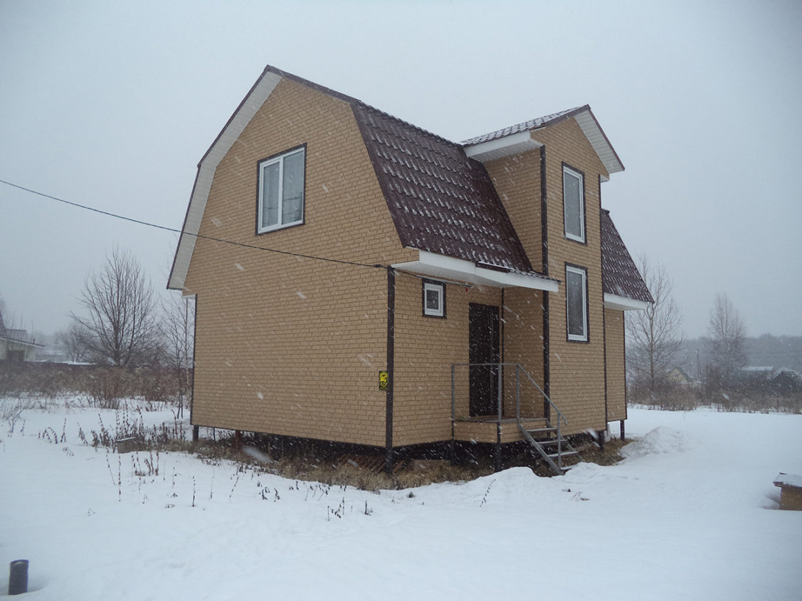 Строительство каркасного дома 125 м2