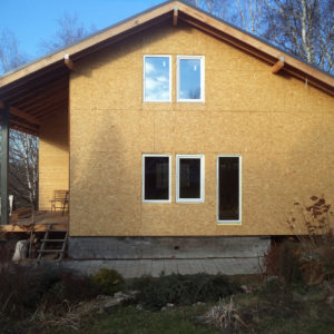 Строительство каркасного дома 165 м2