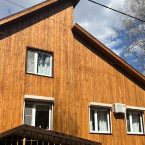 Реконструкция фасада дома и крыши в Домодедово 400м2