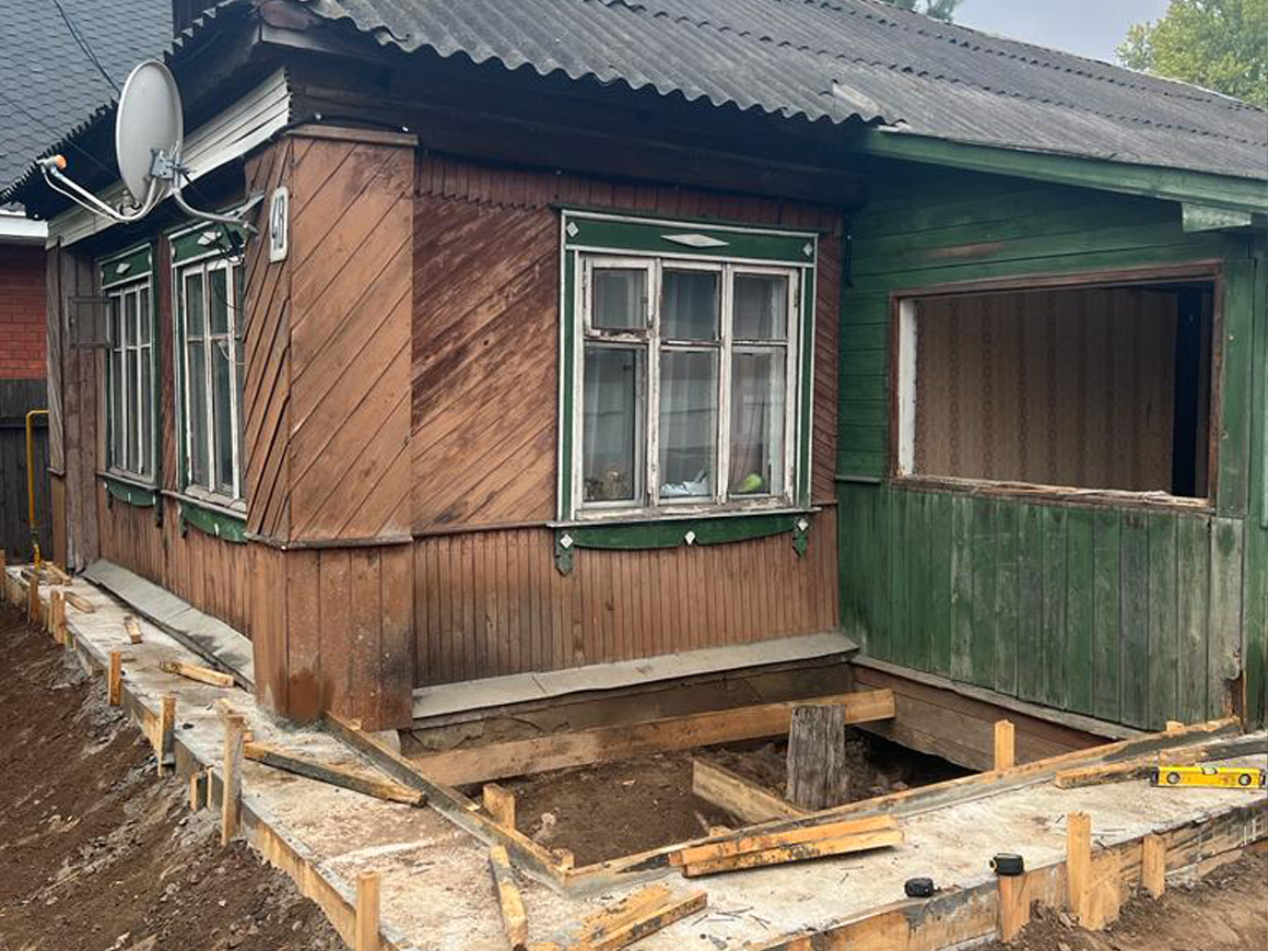 Реконструкция дома в Бронницах